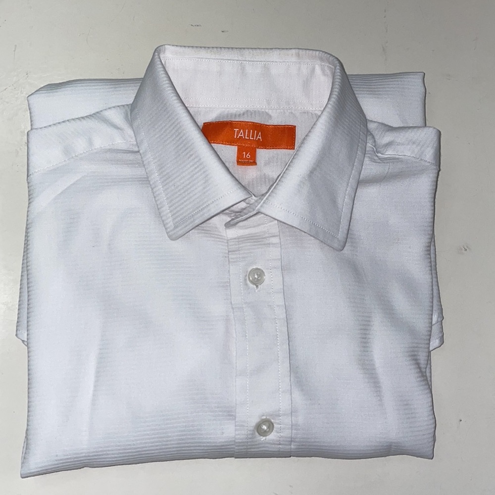 Tallia dressy white button down shirt